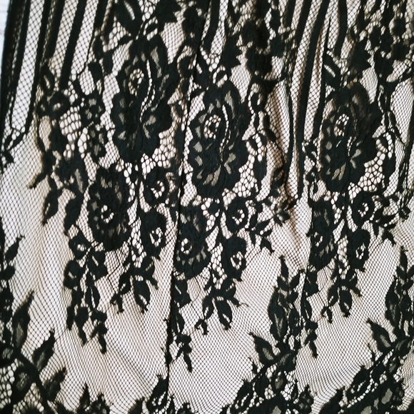 GUESS Black Lace Bodycon Strapless Vacation Dress - Picture 9 of 12